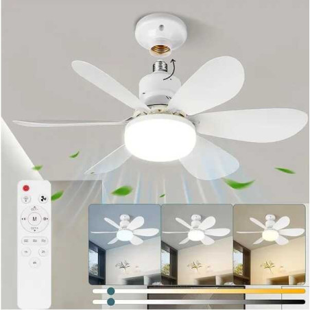Panther Kumandalı Led Ampül - Vantilatör - TANGÜNER