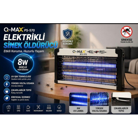 Q-Max PS-560 Sinek Öldürücü Lamba 8W - TANGÜNER
