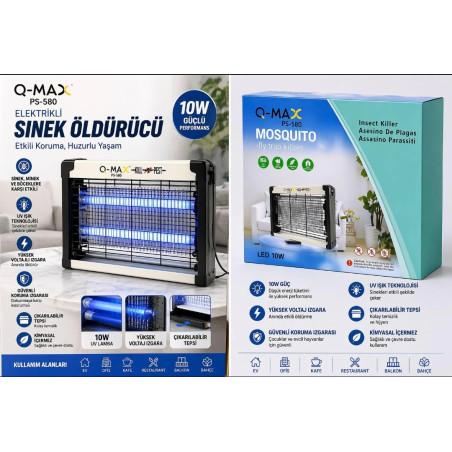 Q-Max PS-580 Sinek Öldürücü Lamba 10W - TANGÜNER