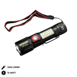 Wison Ws-2828 10W 1000 Lümen Çakarlı Şarjlı El Feneri - TANGÜNER