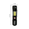 Wison Ws-2828 10W 1000 Lümen Çakarlı Şarjlı El Feneri - TANGÜNER