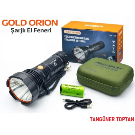 Gold Orion OR-T40 100W 5000 Lümen Şarjlı El Feneri - TANGÜNER