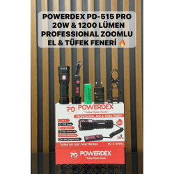 Powerdex PD-515 PRO 20W 1200 Lümen Tüfek Feneri - TANGÜNER