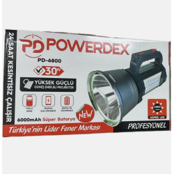Powerdex PD-6800 30W 3000 Lümen Güneş Enerjili Projektör - TANGÜNER