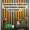 Powerdex PD-12800 45W 4500 Lümen Profesyonel Zoomlu El Feneri Tangüner