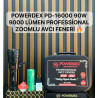 Powerdex PD-16000 90 Watt 9000 Lümen Profesyonel Şarjlı El Feneri
