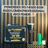 Powerdex PD-14500 65 Watt 6500 Lümen Profesyonel Şarjlı El Feneri