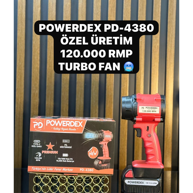 Powerdex Pd-4380 Turbo Fan Premium 120000Rpm -  TANGÜNER