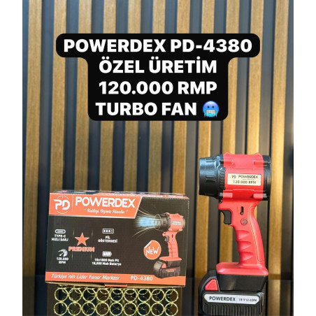 Powerdex Pd-4380 Turbo Fan Premium 120000Rpm -  TANGÜNER