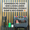 Powerdex PD-14200 60 Watt 6000 Lümen Profesyonel El Feneri - TANGÜNER
