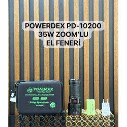 Powerdex PD-10200 35W 3500 Lümen Profesyonel Zoomlu Avcı Feneri - TANGÜNER