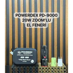 Powerdex PD-9000 20W 2000 Lümen Profesyonel Zoomlu Avcı Feneri - TANGÜNER
