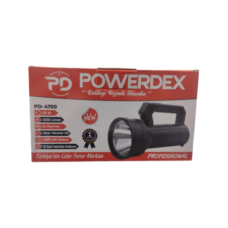 Powerdex PD-4700 30W 3000 Lümen Profesyonel Avcı Feneri - TANGÜNER